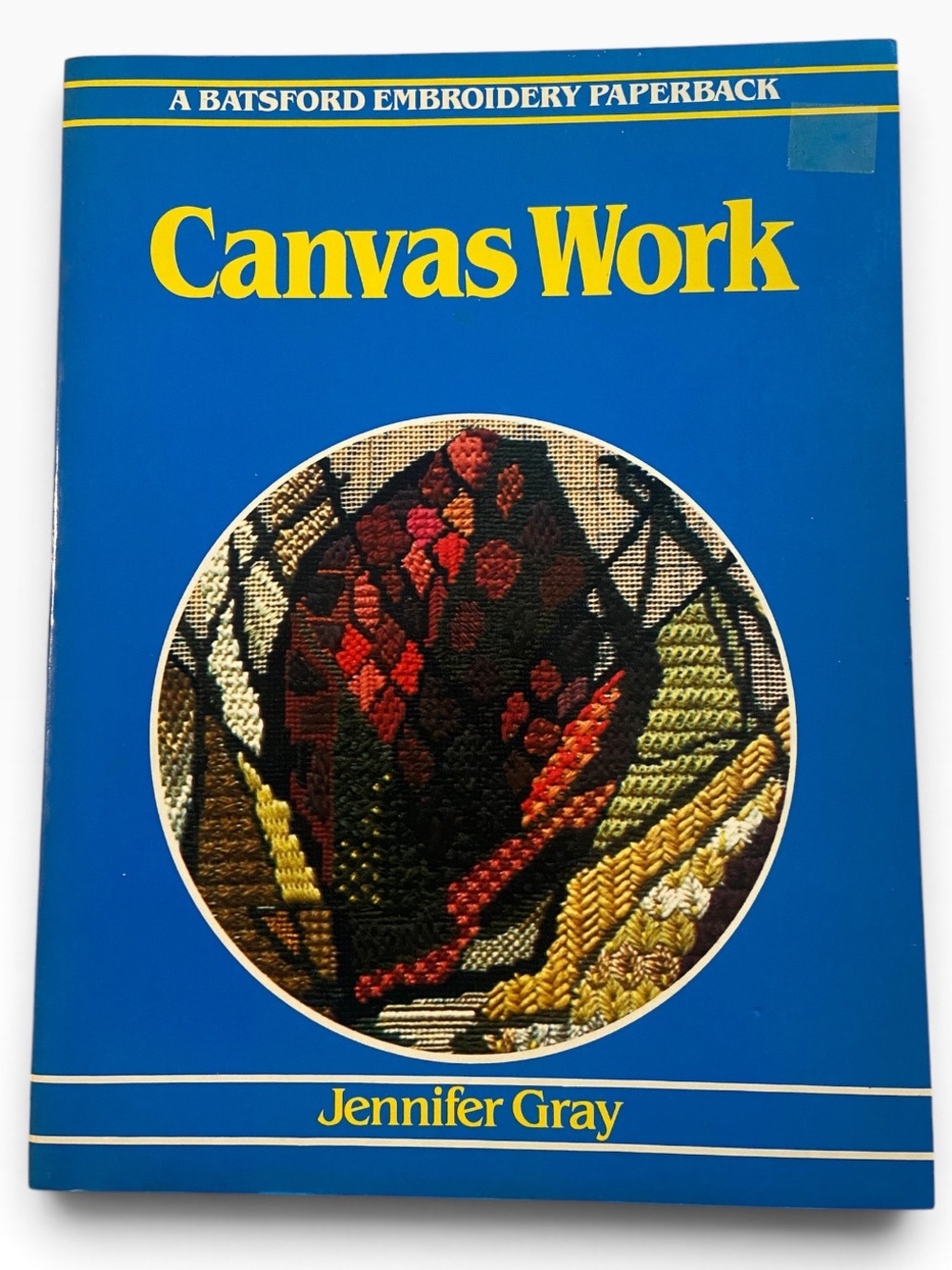 Canvas Work By Jennifer Gray Vintage Paperback
Paperback Needlework Book